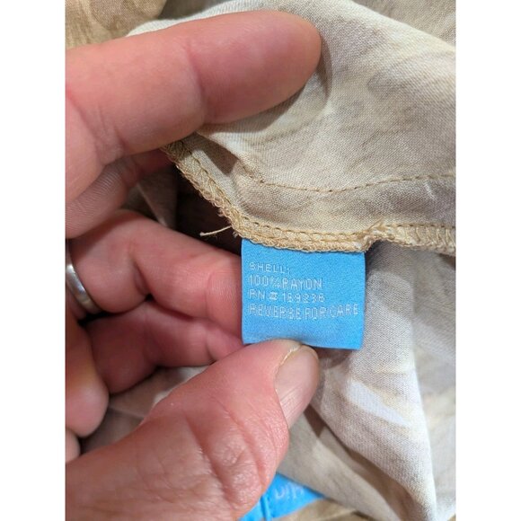 J McLaughlin Skirt Leopard Neutral Size 10 Lightweight Bias Cut Silky Feminine - Picture 6 of 9